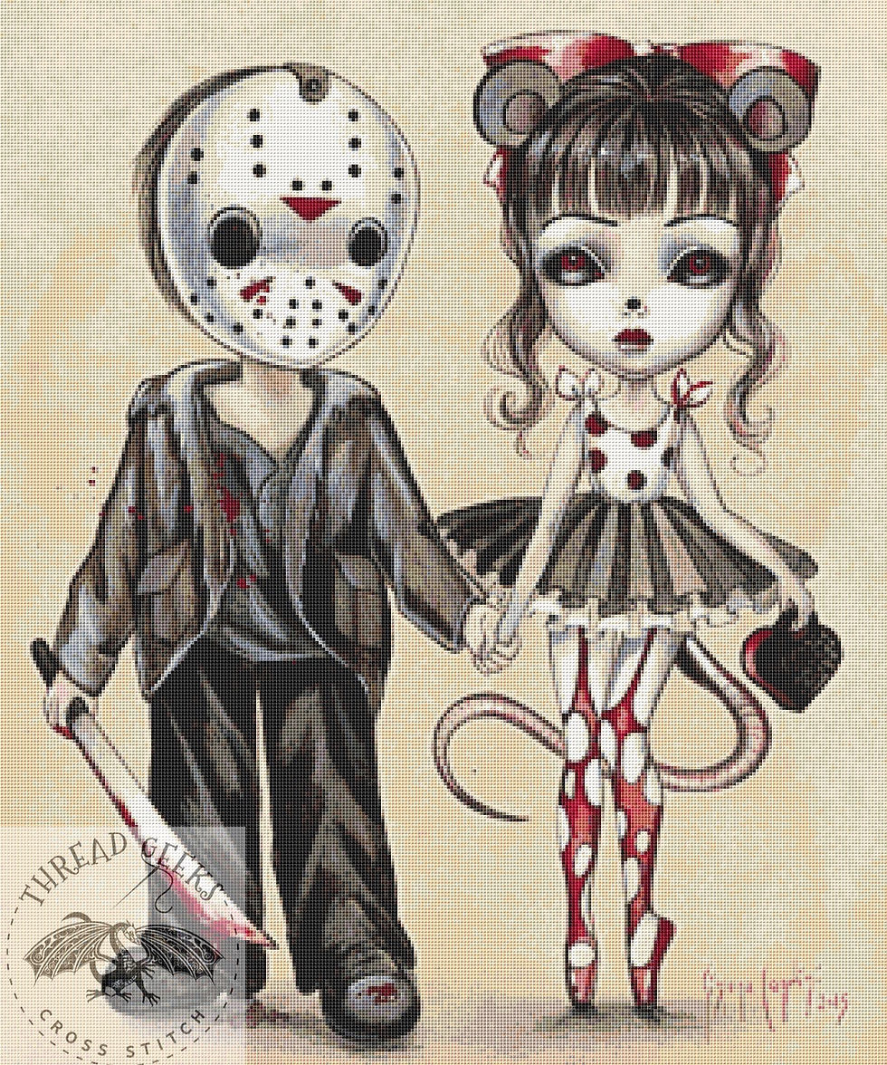 Odd Love Counted Cross Stitch Kit - Simona Candini