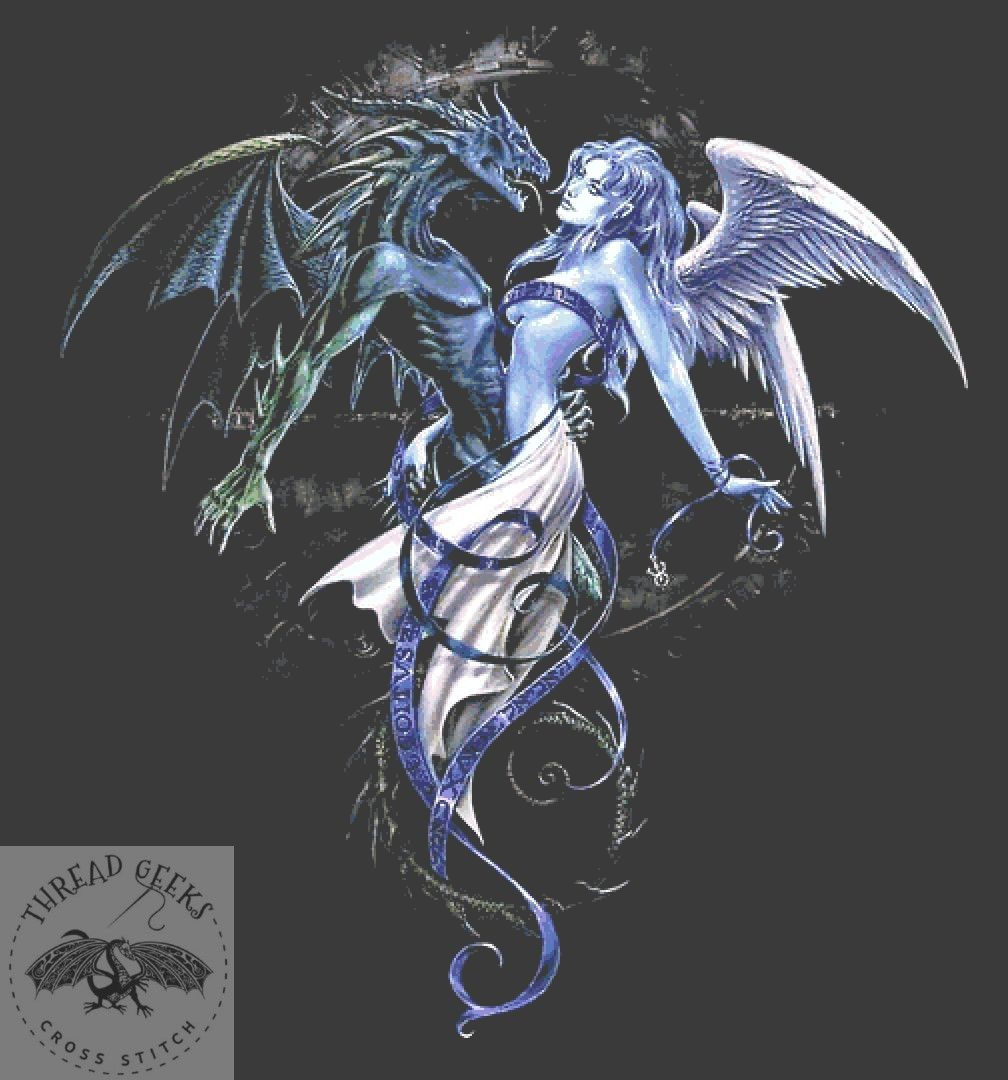 The Dark Chemical Wedding XXL BB Cross Stitch Chart - Alchemy England