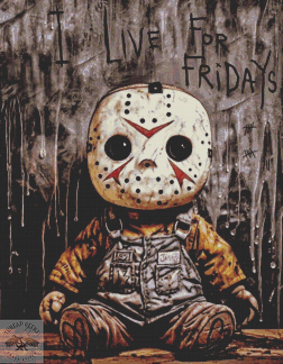 Fridays Counted Cross Stitch Kit - Gus Fink