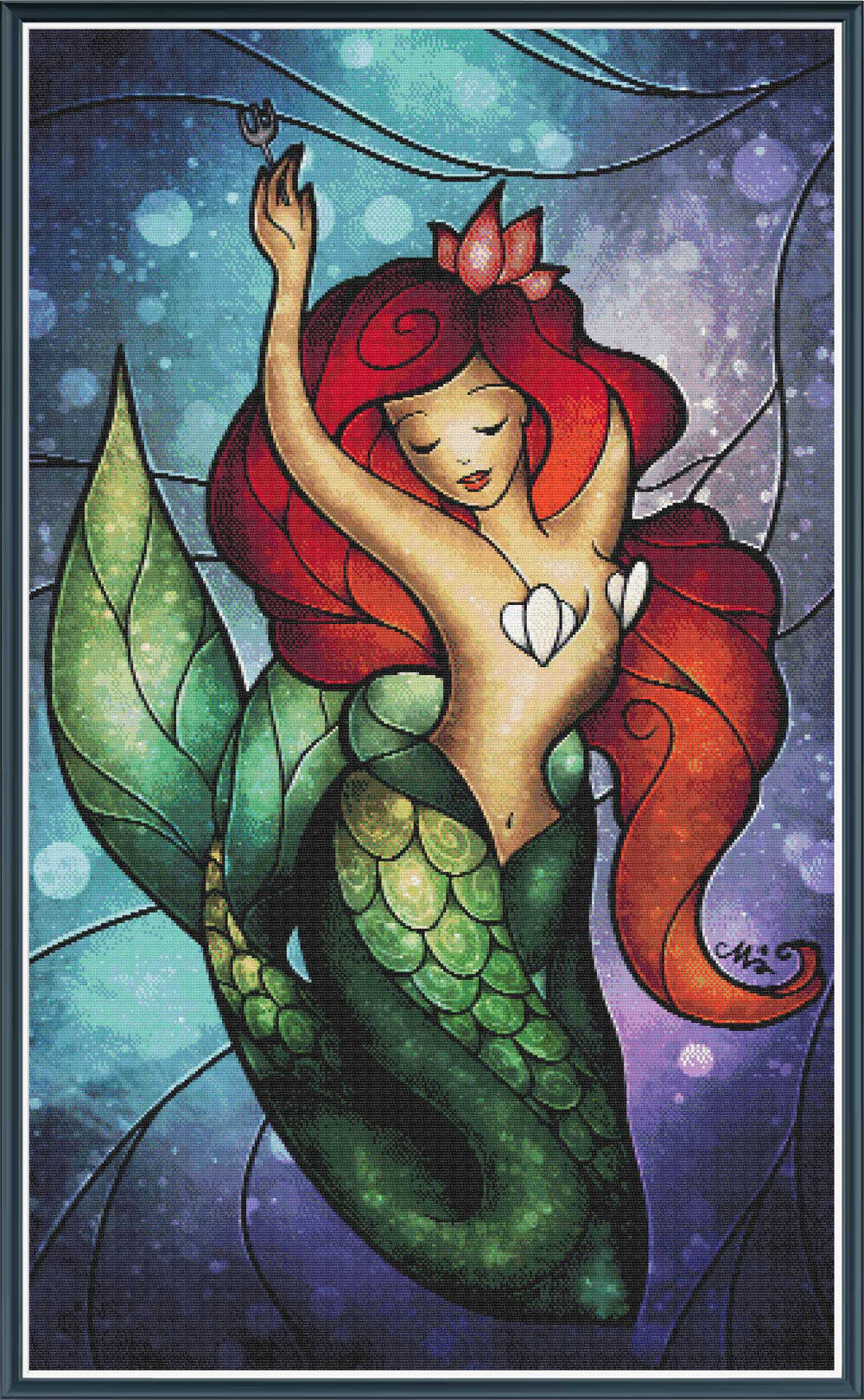 Undersea Dreaming Counted Cross Stitch Kit - Mandie Manzano