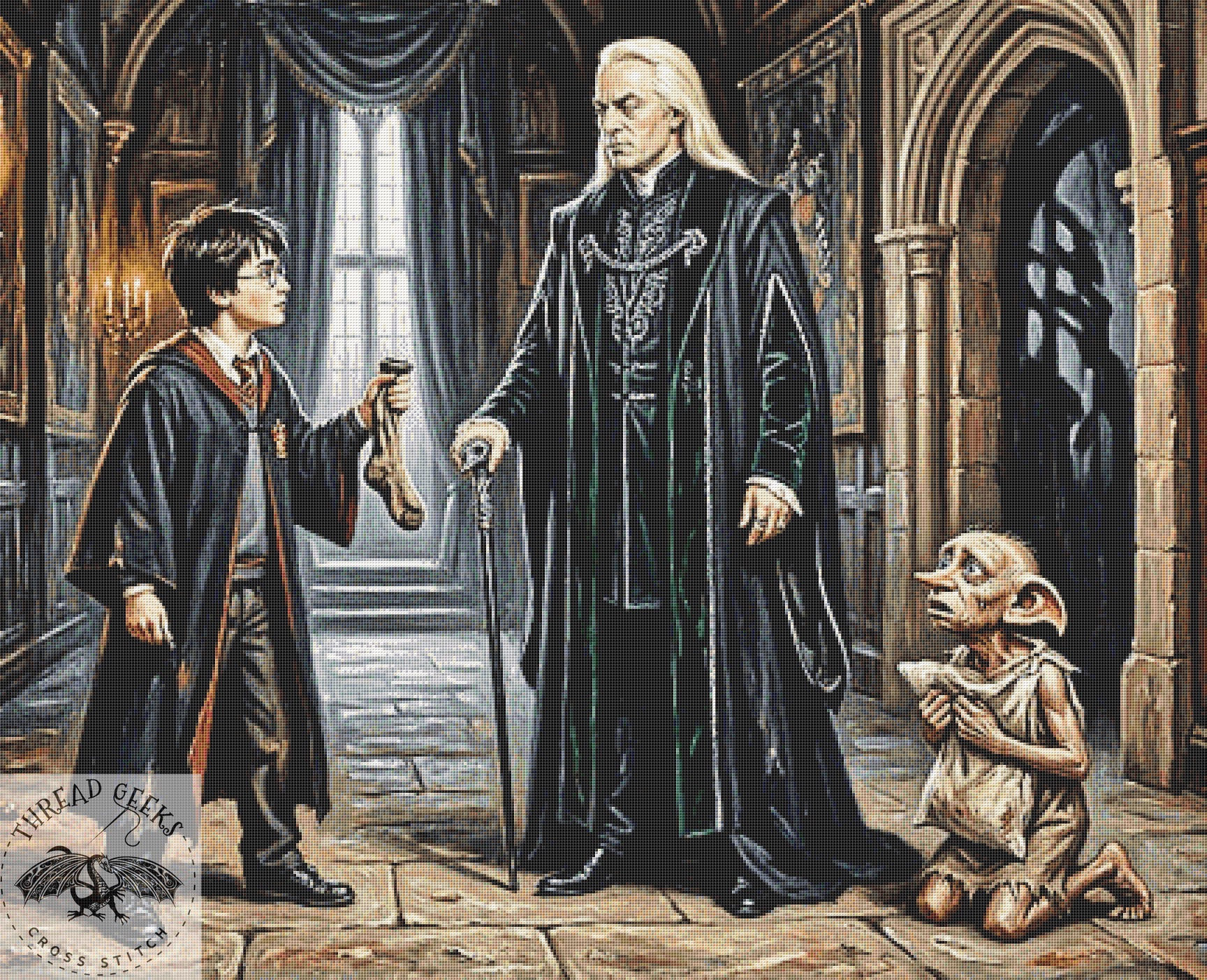 Dobby is Free Counted Cross Stitch Kit - Harry Potter