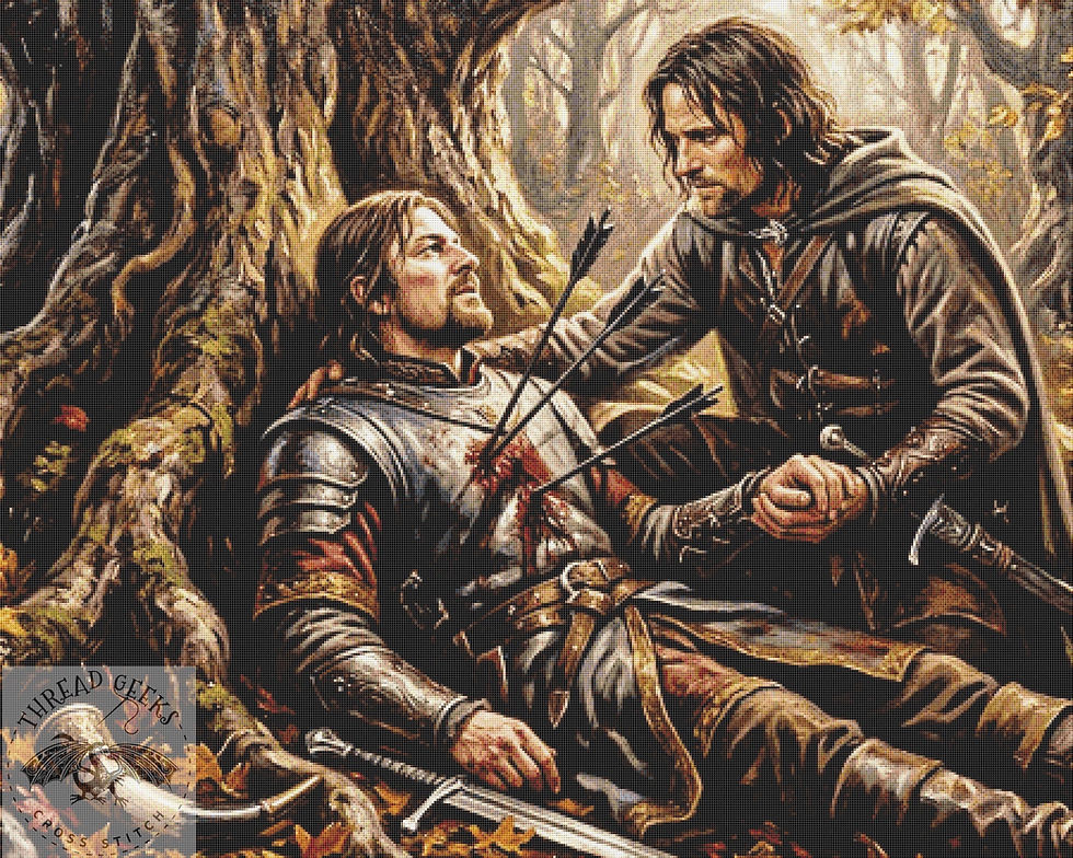 Miniatura: My King (crop) Counted Cross Stitch Kit  - Lord of the Rings - Middle Earth