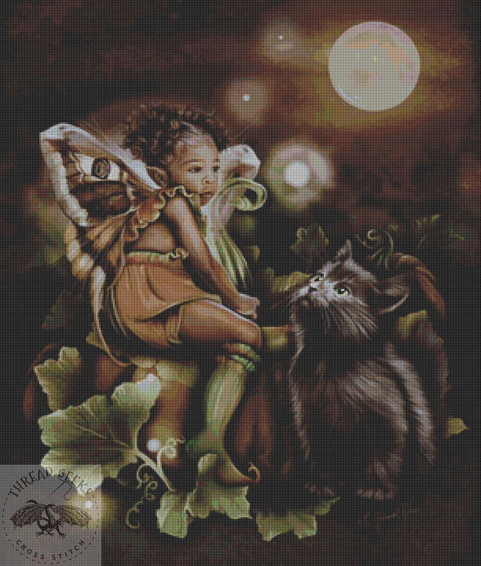 Pumpkin Spice Counted Cross Stitch Kit