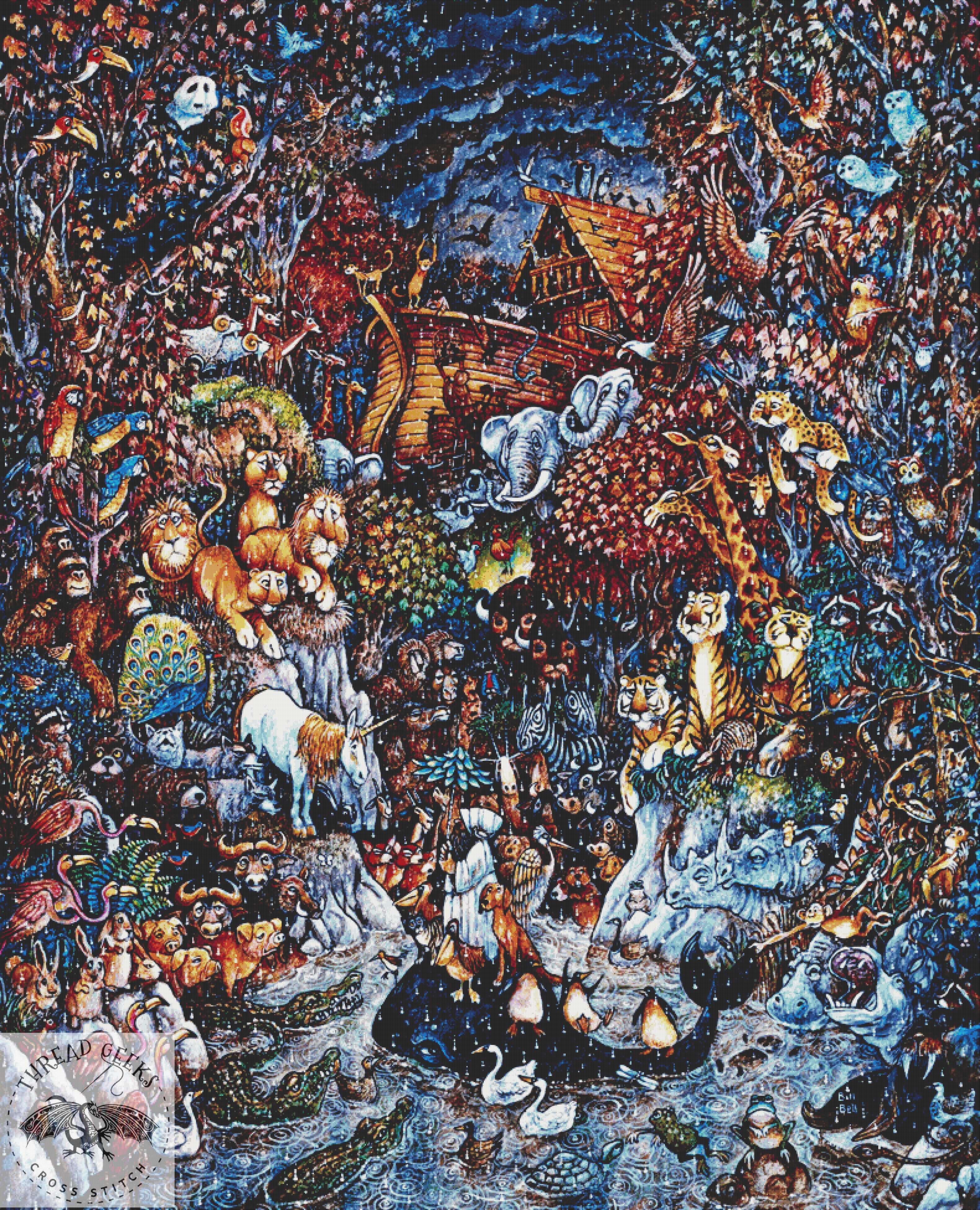 The Last Unicorn Counted Cross Stitch Chart - Bible - Religious