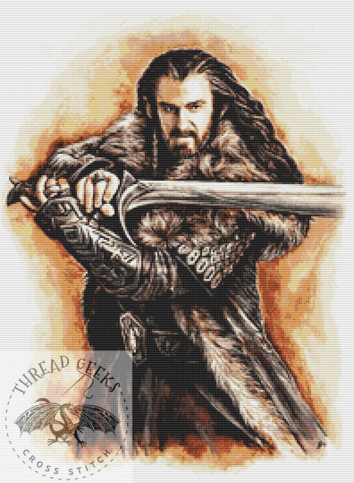 The Hobbit Cross stitch pattern pdf format Thorin Sewing & Fiber Sewing ...