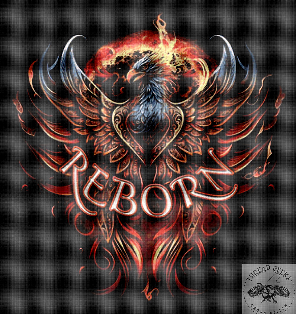 Ashes Reborn 2 Counted Cross Stitch Kit