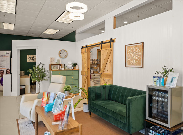 Comfortable patient waiting area at our functional medicine clinic in Cocoa Village