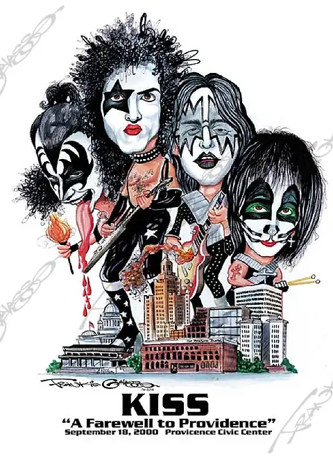 18 x 24 KISS Farewell to Providence | Frankie Galasso