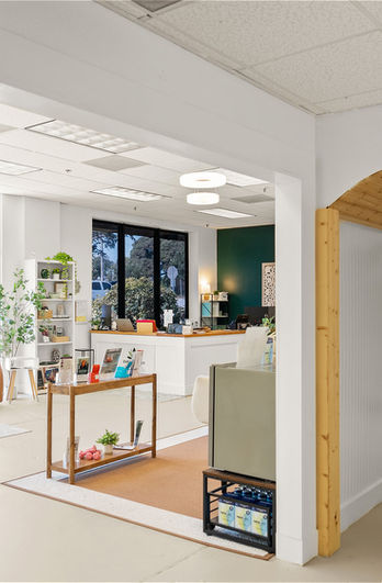Bright and relaxing functional medicine clinic interior in Cocoa Village