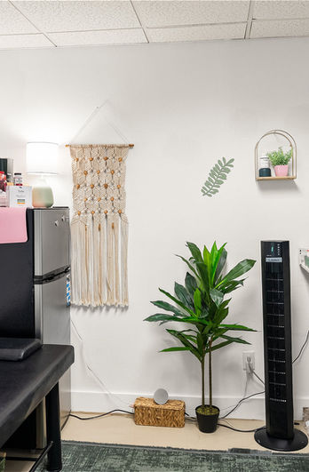 Private medical exam and blood draw room at Emerald Key Wellness Cocoa FL