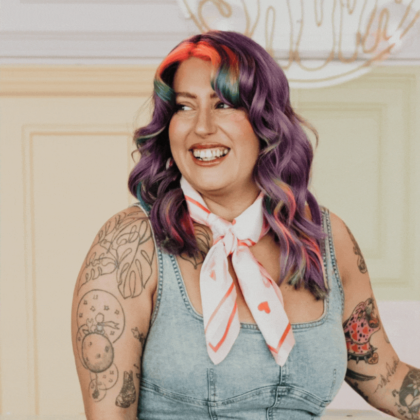 Virginia Beach hair extensions and bold alternative color specialist Wynter DePriest owner of Jovi Salon serving 23464