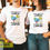 Thumbnail: CARAVAN MOTORHOME CAMPING Unisex Classic Crew Neck T-Shirt WHITE No.1-4