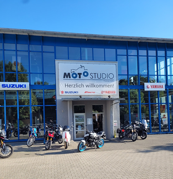 Eingang des Moto Studio in Heilbronn
