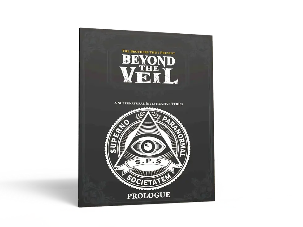 Beyond the Veil: A Supernatural Investigative TTRPG book cover