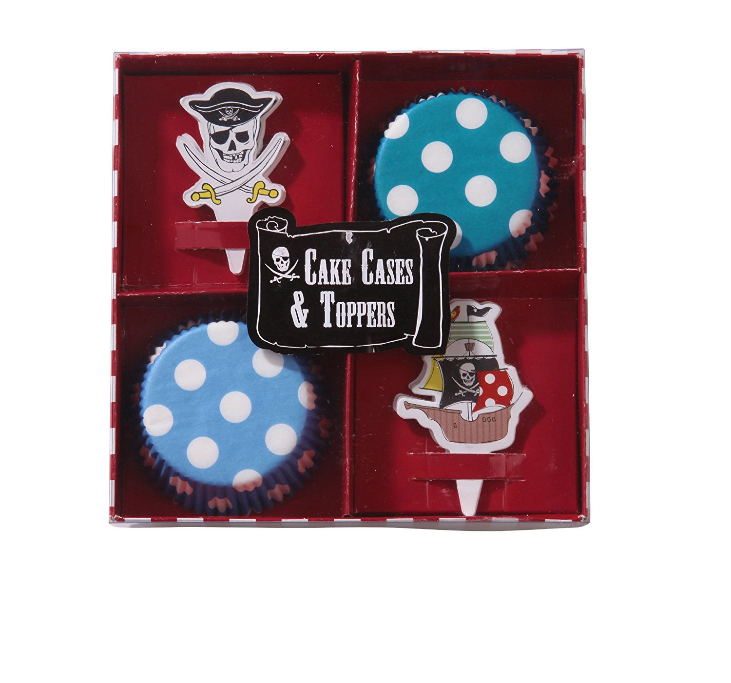 Set para cupcakes de piratas