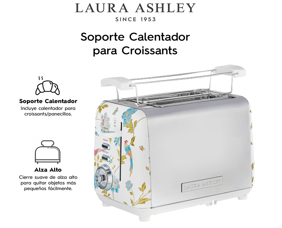 Miniatura: Tostadora Acero Inoxidable Elveden White Laura Ashley