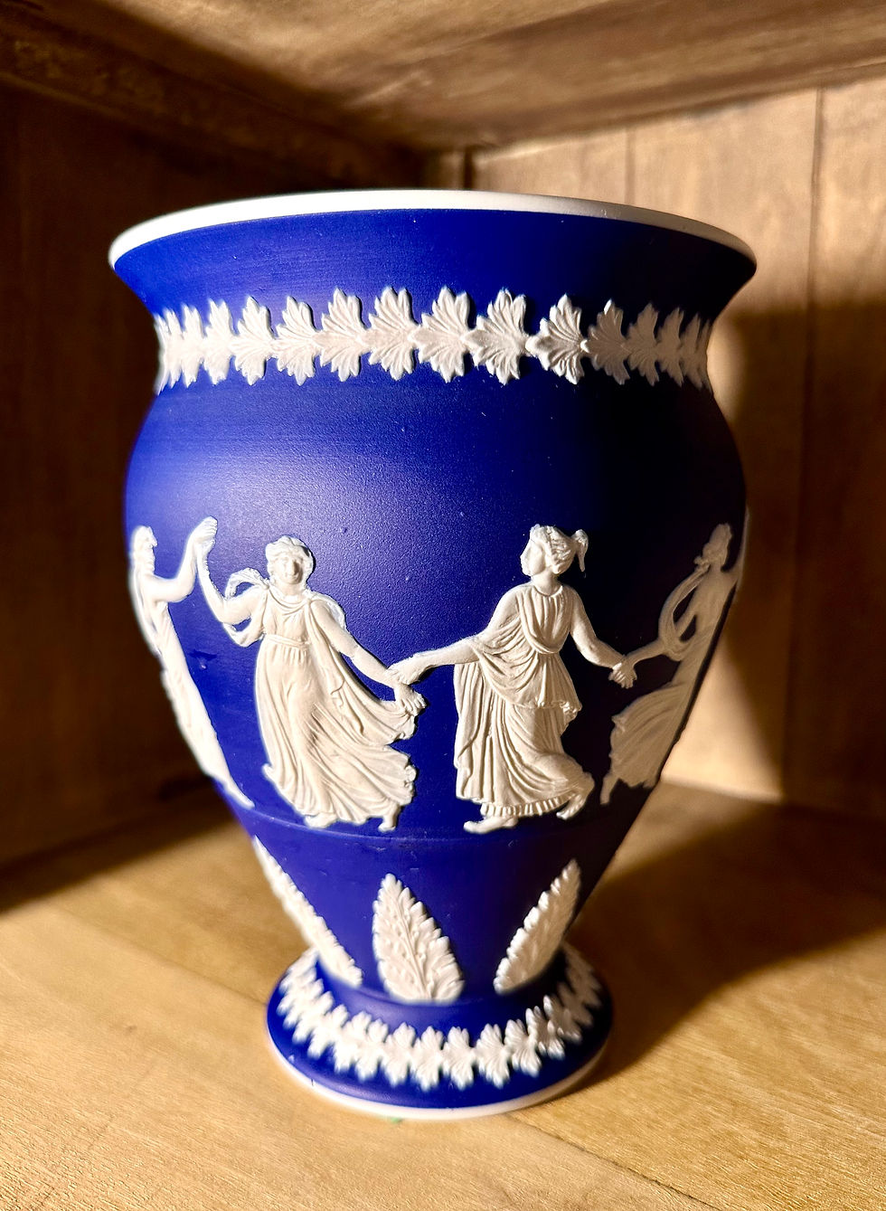 Miniatura: Jarrón porcelana vintage Wedgwood  23cm 