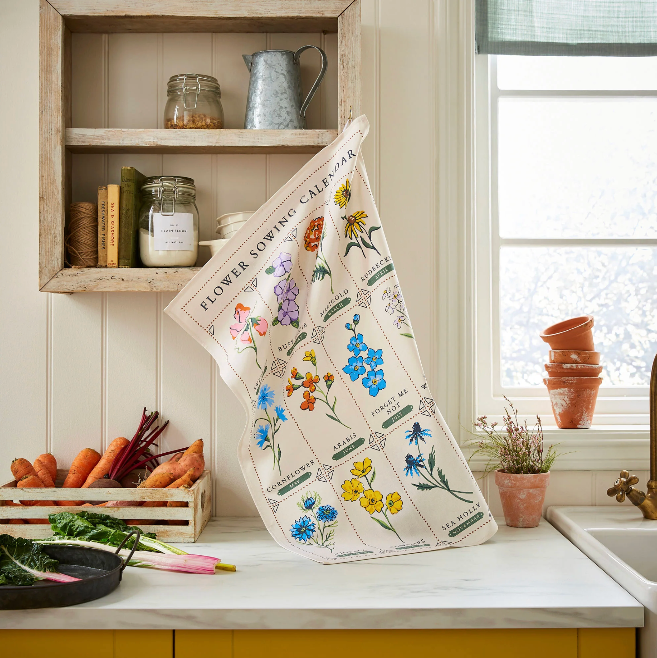 Paño algodón Time to Grow Flowers