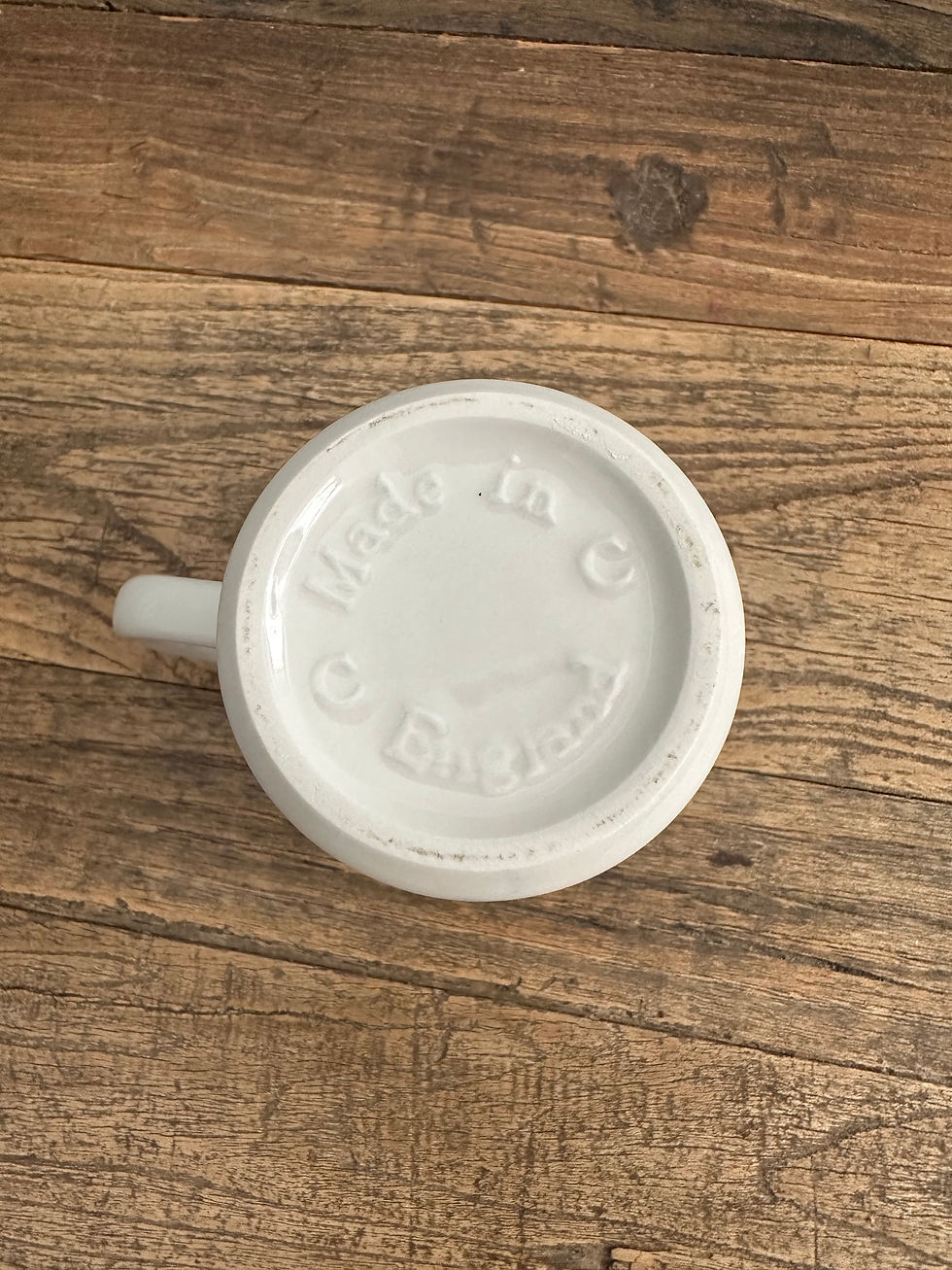Miniatura: Taza antigua porcelana Blue Willow 