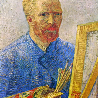 Autoritratto di Vincent Van Gogh esposto al Museo Van Gogh