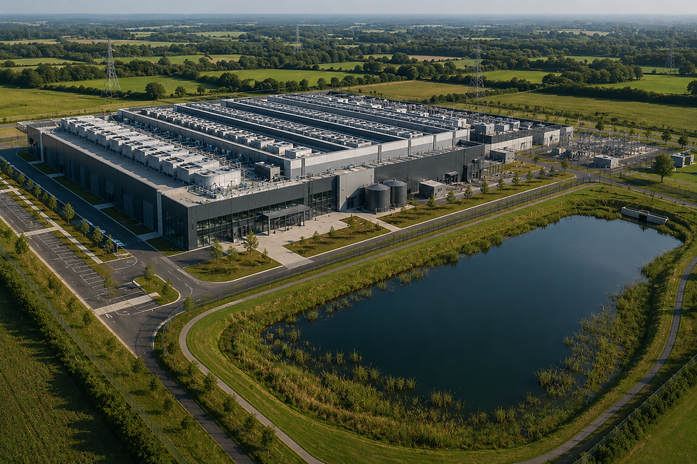 Data Centre Water Attenuation Pond 2