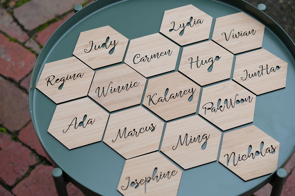 Thumbnail: Wedding favor coasters