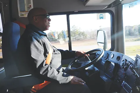 shuttle bus driver