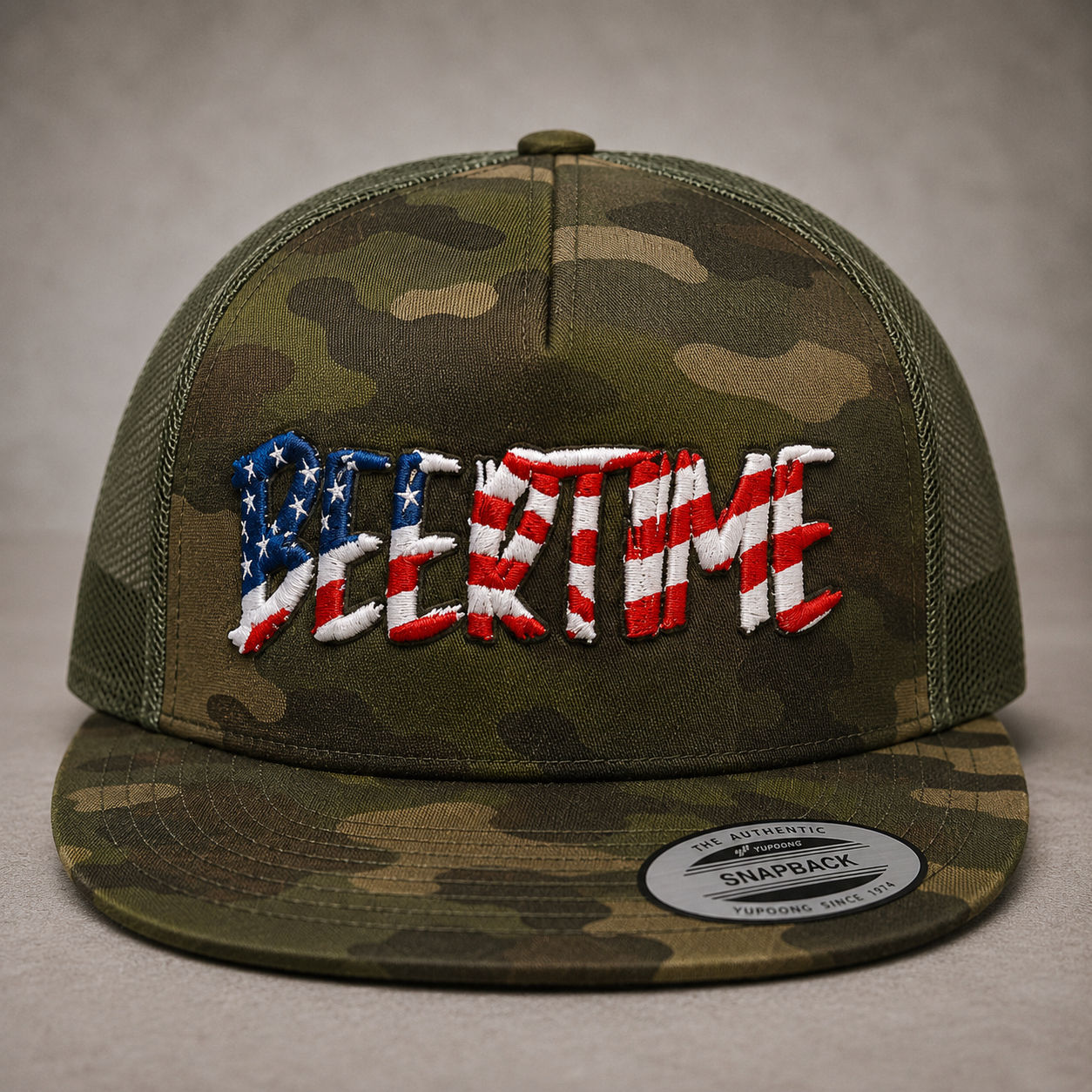 PRE-ORDER - Trucker 3D Print- Green Camo