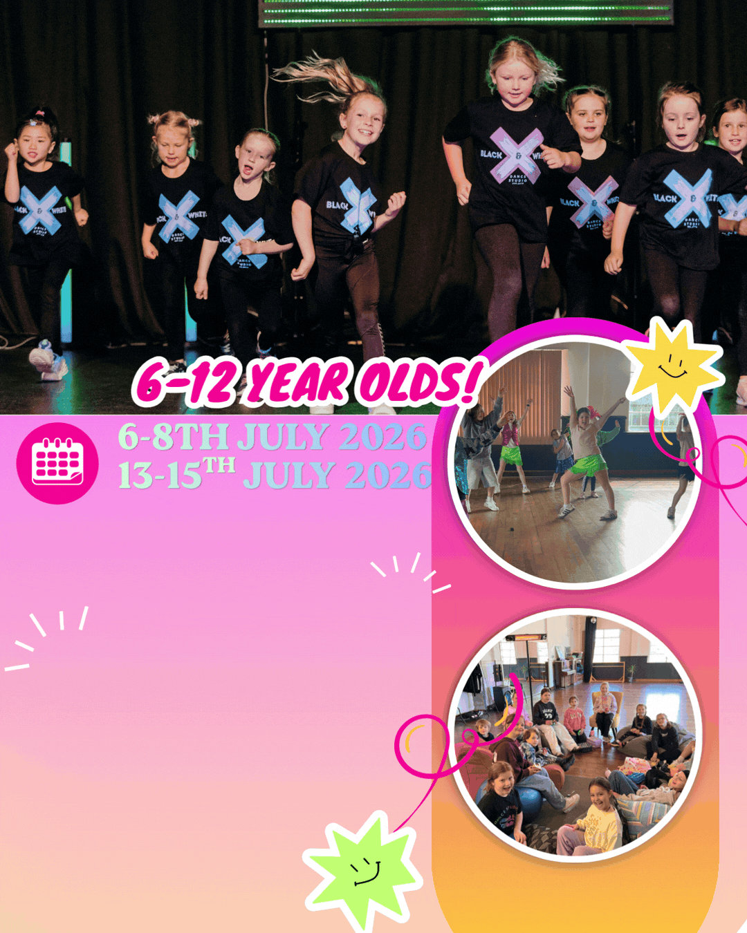 Pink and Yellow Modern Fun Day Camp Instagram Post (1).gif