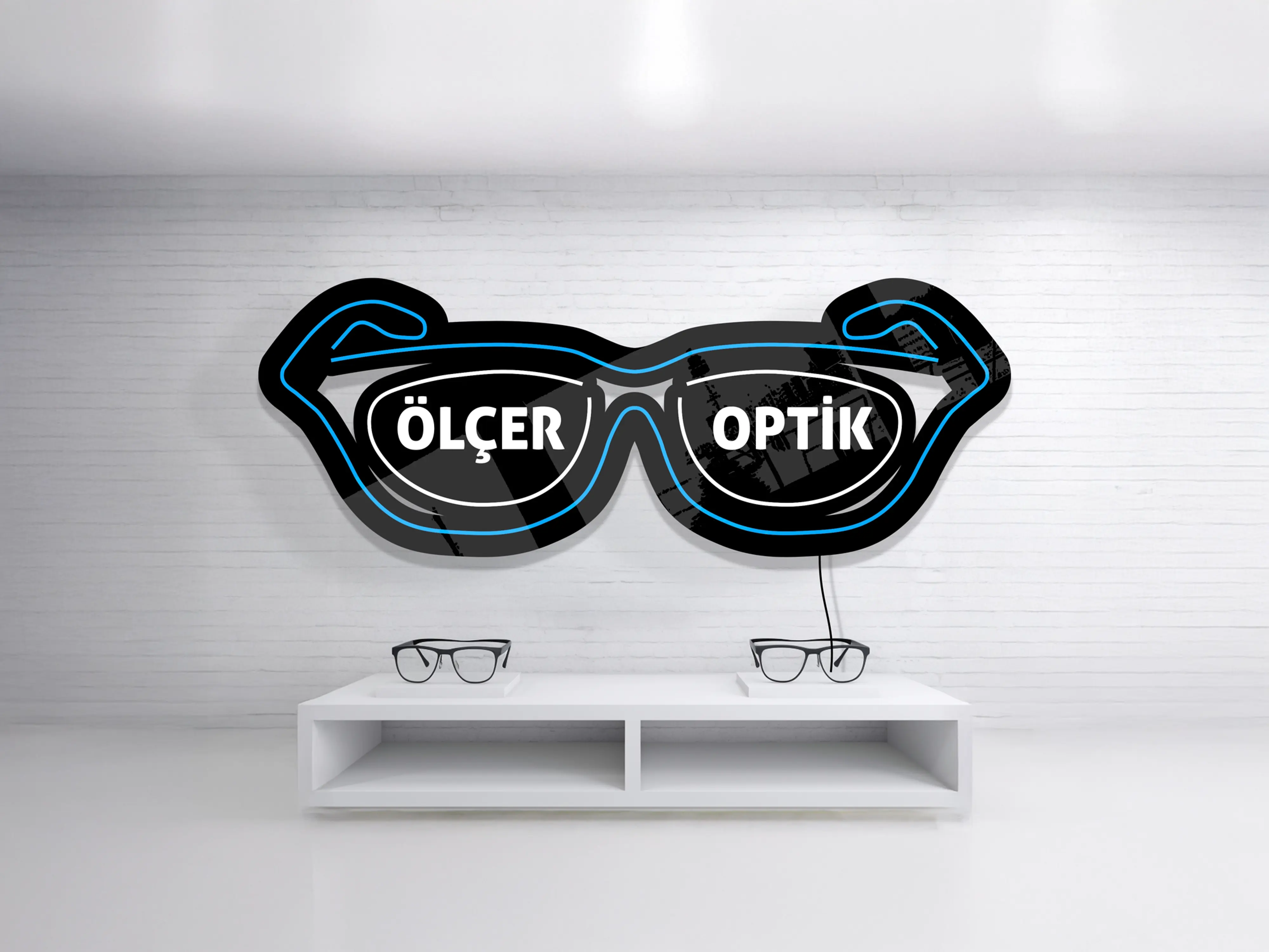 Gözlük Neon Tabela