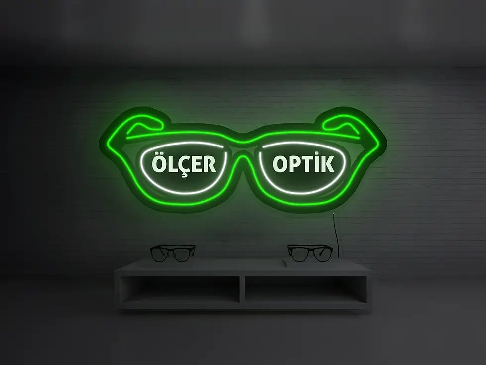 Küçük resim: Gözlük Neon Tabela