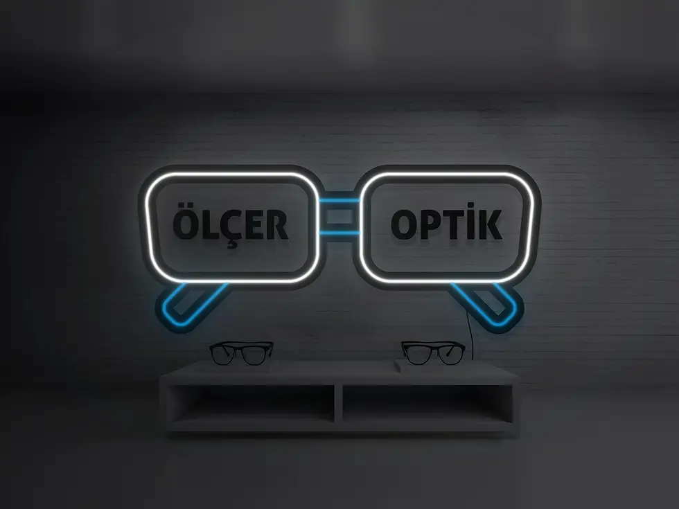 Gözlük Neon Tabela