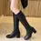 Miniaturbild: Women's Boots, High Heels, Knee High Mid Calf, Block, Zip, New Fashion, Sexy