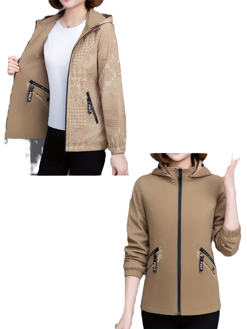 Miniaturbild: Women's Dual-Sided Hooded Windbreaker Jacket