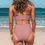 Thumbnail: Luxury Women's Swimsuit, 2 Piece, Sexy V Neck, Fashionable, Swimwear Summer