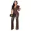 Thumbnail: Luxury Lady Jumpsuit Fitness Sequined Short Pleated Sleeve V-neck Women Sexy Jum