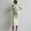 Miniatura: Clothing Winter New Sweater Knitted Warm Dresses High Collar Slim Long Sleeve