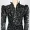 Thumbnail: New Flannel Sequined Stage Costume Bubble Puff Sleeve Long Sleeved Party Dress