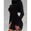 Miniatura: Clothing Winter New Sweater Knitted Warm Dresses High Collar Slim Long Sleeve