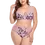 Miniaturbild: Nice, Comfortable, Plus Size Bra Set, Floral, Plus-size Women, Bra and Panties