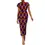 Miniaturbild: New, Elegant African Print Cotton Dress Kitenge Real Ankara Outfit