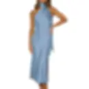Sky Blue Dress' Front View