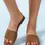 Thumbnail: New Chevron Pattern a Flip-Flops, Flat Bottom Non-Slip Outside Wear for Ladies