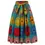 Thumbnail: Hot Selling Custom Ankara Print Midi Skirt Wax Plus Size African Clothing Skirts