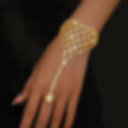 Stylish women’s bracelet with rhinestones for dance and banquet wear