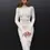 Miniatura: Clothing Winter New Sweater Knitted Warm Dresses High Collar Slim Long Sleeve