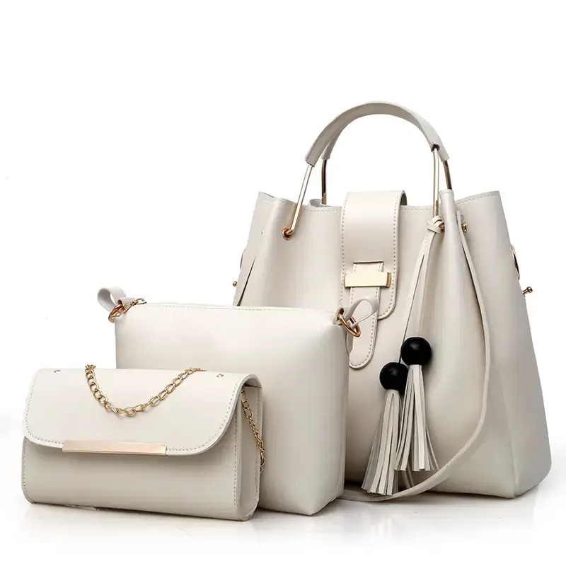 Miniaturbild: Luxury Handbag, Classy, Leather, Comes in 3 Pieces