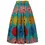 Thumbnail: Hot Selling Custom Ankara Print Midi Skirt Wax Plus Size African Clothing Skirts