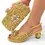 Thumbnail: 2 Pc Italian, Luxury, Wedding Shoe and a Bag Set