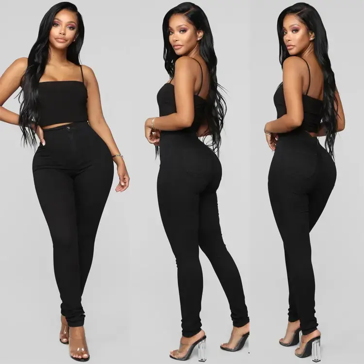 Thumbnail: Sexy Slim Jeans For Women, Skinny High Waist Jeans, Denim Pencil Pant, Stretch